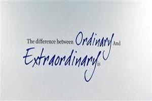 Ordinary or Extraordinary